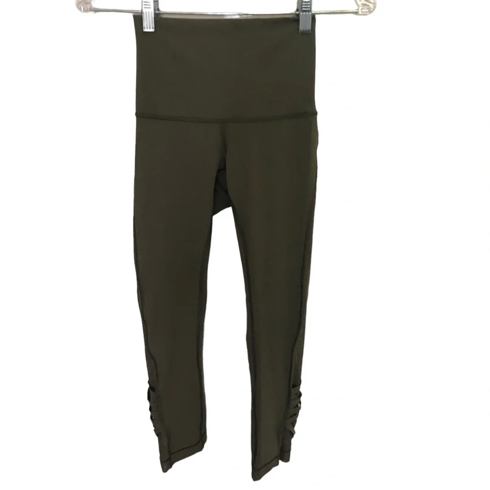 Lululemon Minimalist Crop Fatigue Green